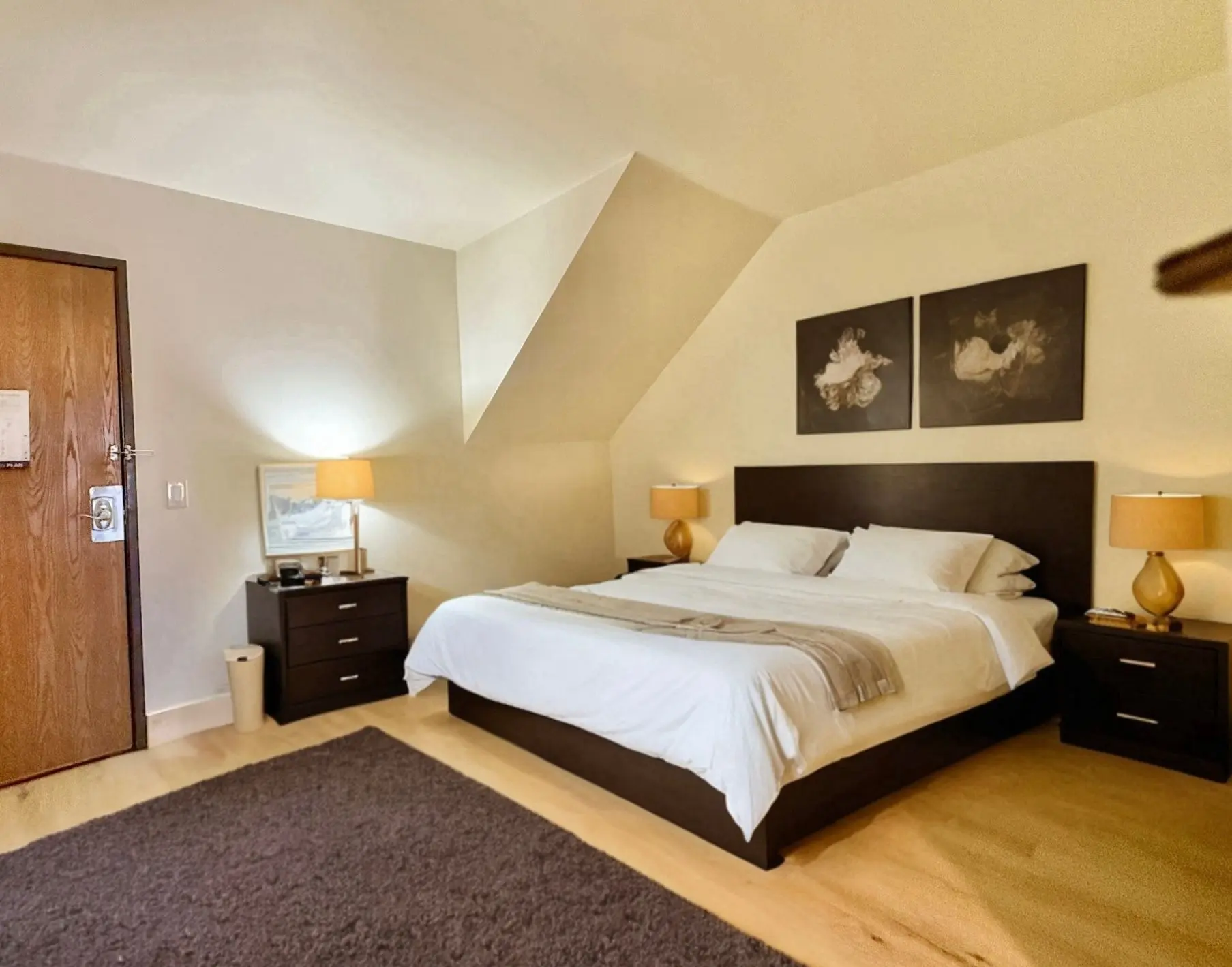 Spacious bedroom