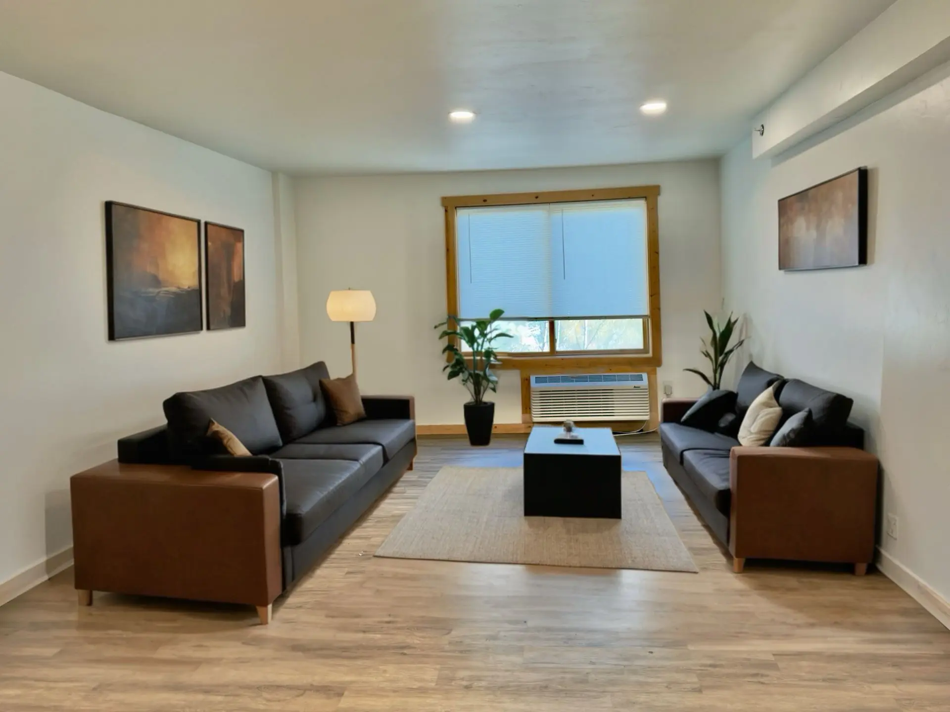 Staged living area